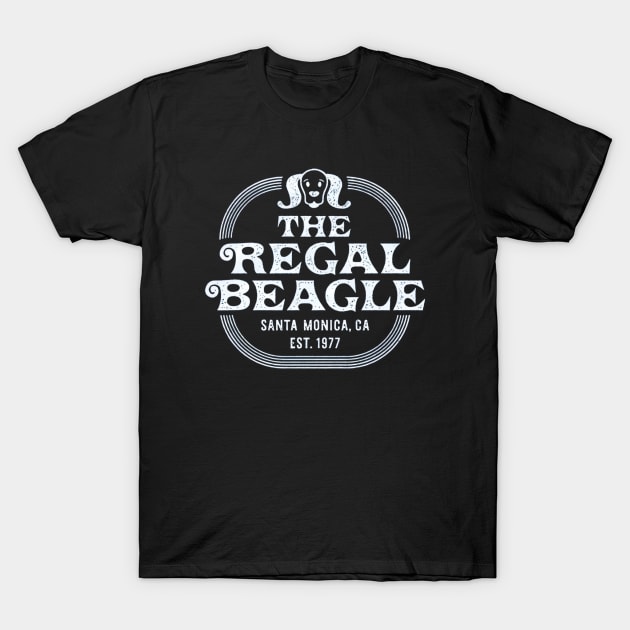 Regal Beagle Company Retro Vintage Santa Monica T-Shirt by Ghost Of A Chance 